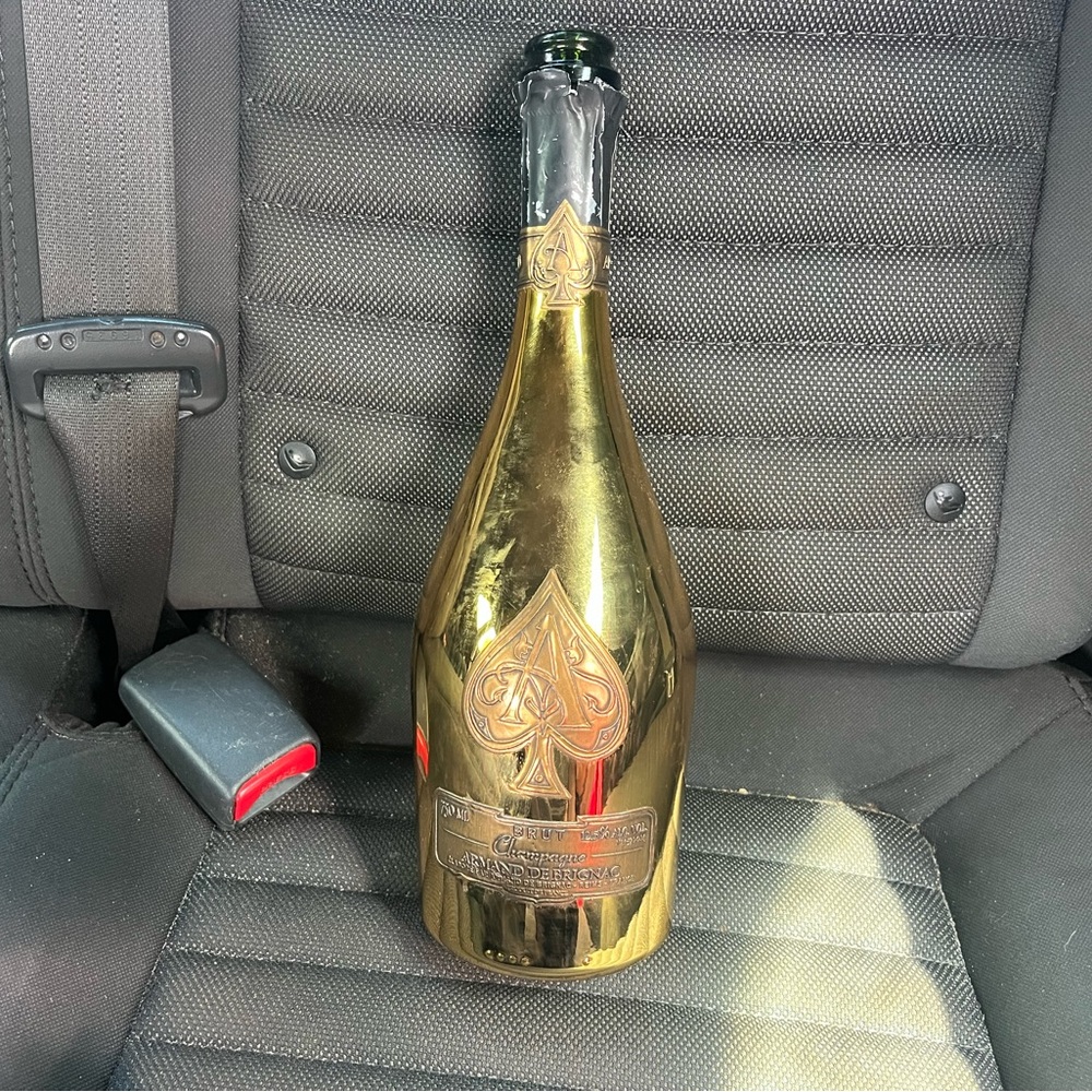 ACE OF SPADE GOLD CHAMPAGNE BOTTLE